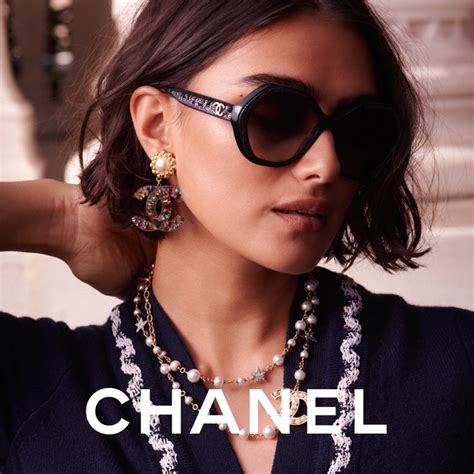 new chanel sunglasses on model